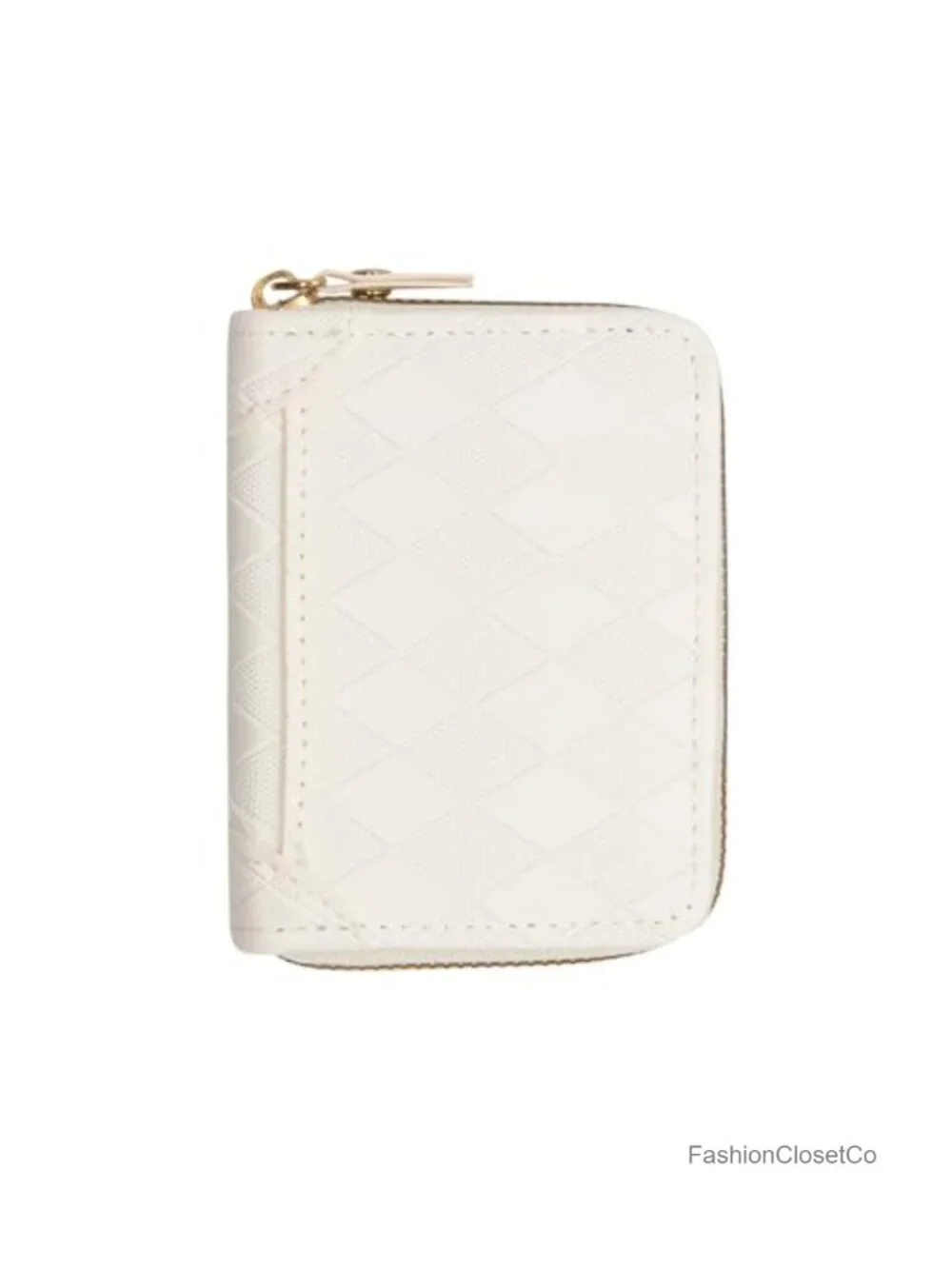 Small Zipper Card Case Wallet Accordion Purse Compact Change Pocket